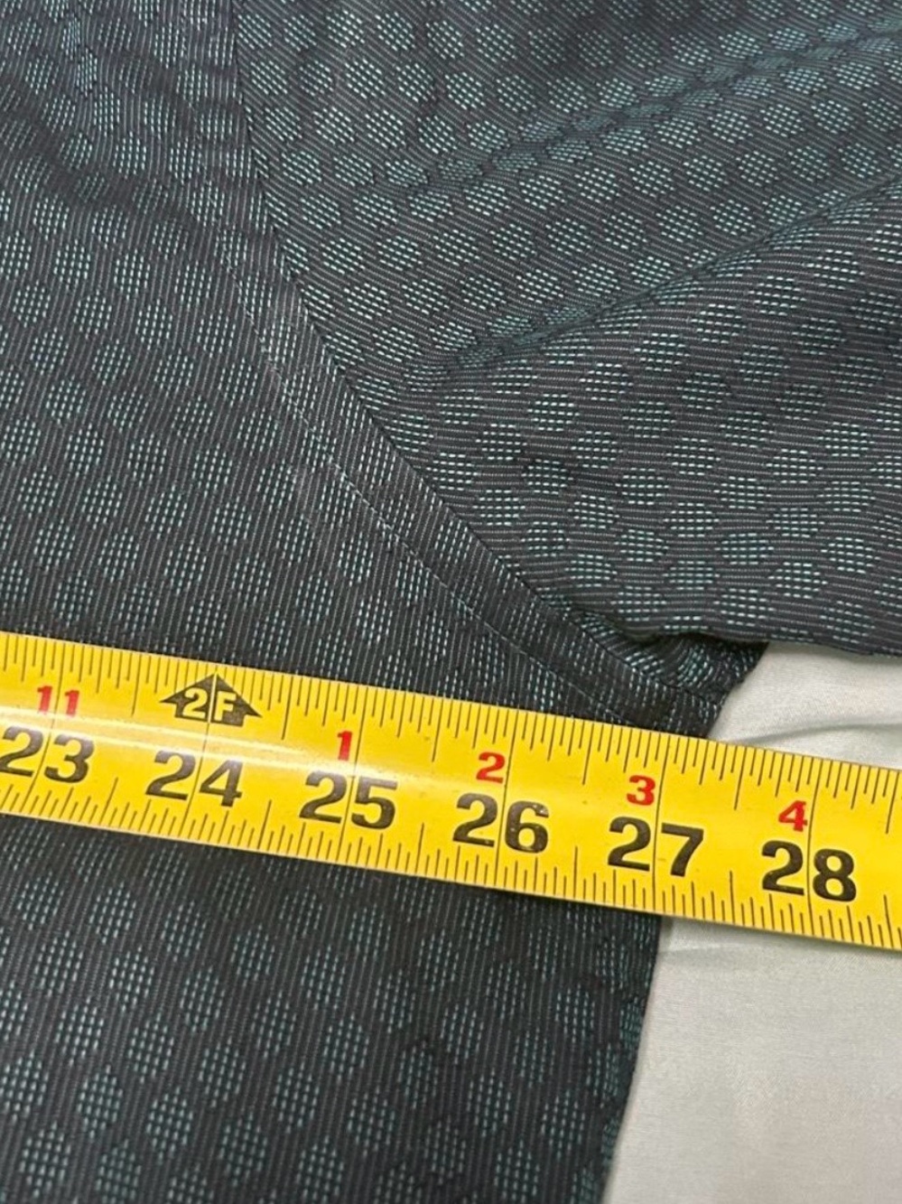 Johnston & Murphy Dark Green Geometric Print Dress Shirt - Picture 4 of 5
